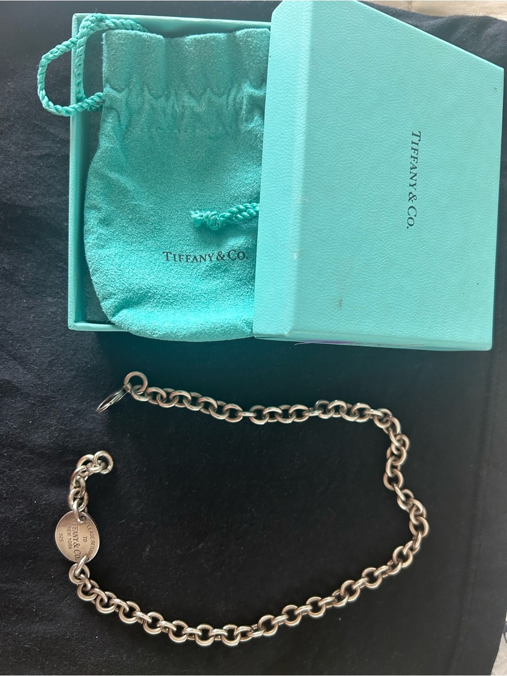 Tiffany & Co. Vintage oval choker necklace